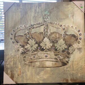 30X30 Canvas  Crown Jewell